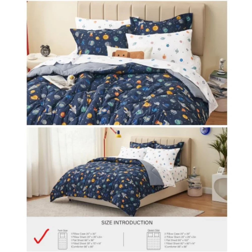 Bed-in-a-Bag for Kids - 5 pc - Twin Size 